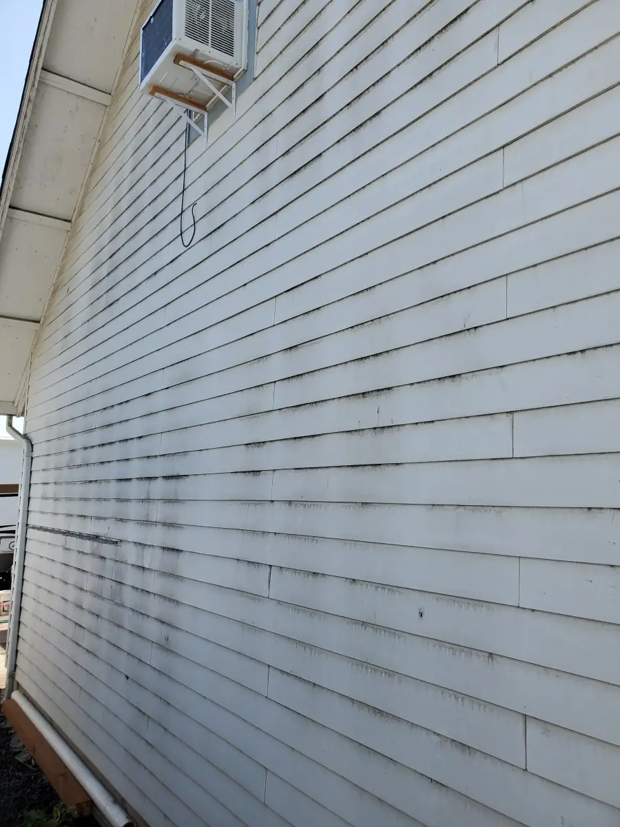House — before pressure washing