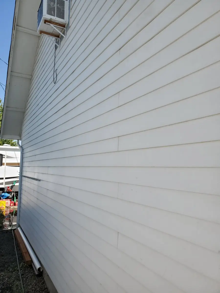 House — after pressure washing